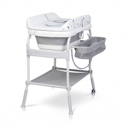 Багатофункціональний дитячий пеленальний столик зі складаною ванночкою Babyhood BM-300