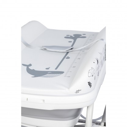 Багатофункціональний дитячий пеленальний столик зі складаною ванночкою Babyhood BM-300