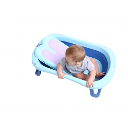 Ванночка складана Комфорт синя Babyhood ВН-326BB