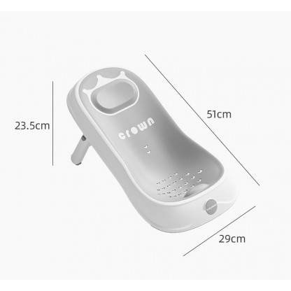 Гірка дитяча для купання Корона сірий колір Babyhood BH-221