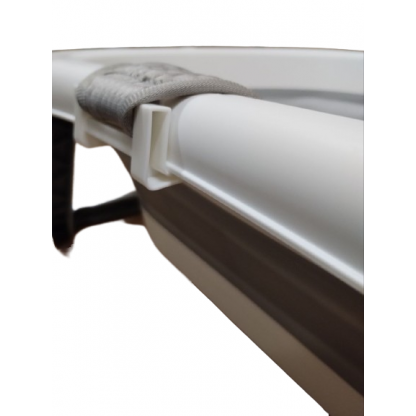 Гірка дитяча натяжна в ванночку сіра Babyhood BH-211G