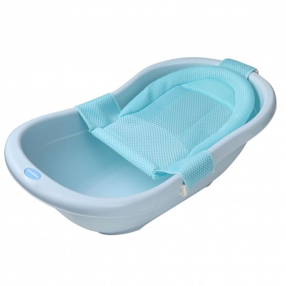 Гірка дитяча натяжна в ванночку, блакитна Babyhood BH-211B