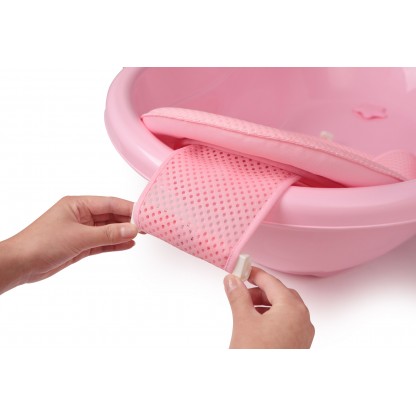 Гірка натяжна дитяча в ванночку рожева Babyhood BH-211P