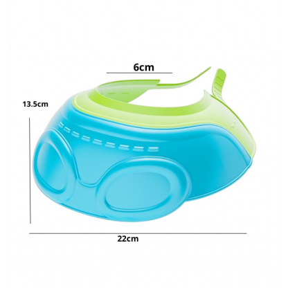 Козирьок дитячий для купання Пілот блакитний BH-761B