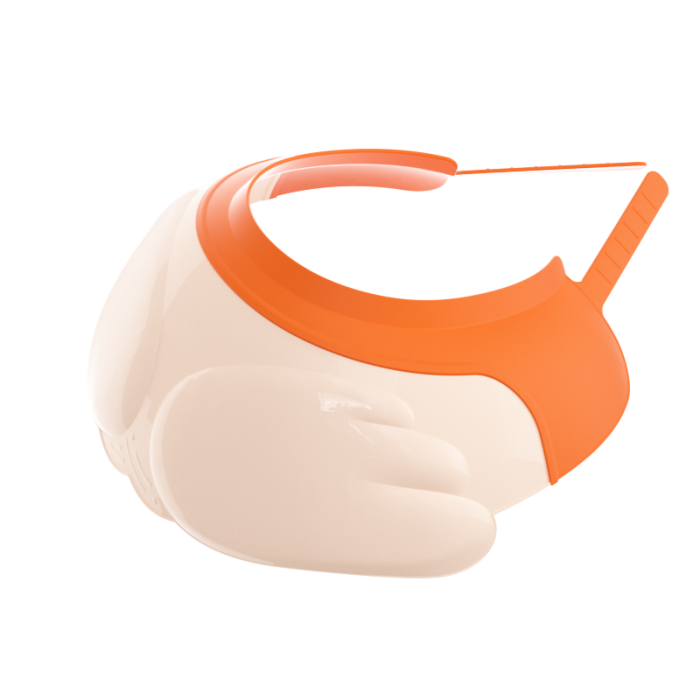 Козирок дитячий для купання Качка рожевий BH-754