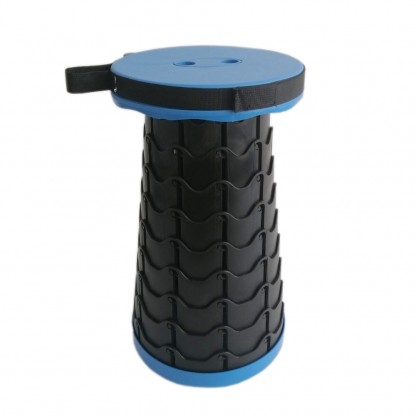 Складаний стільчик, чорний з синім Babyhood BH-515B