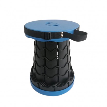 Складаний стільчик, чорний з синім Babyhood BH-515B