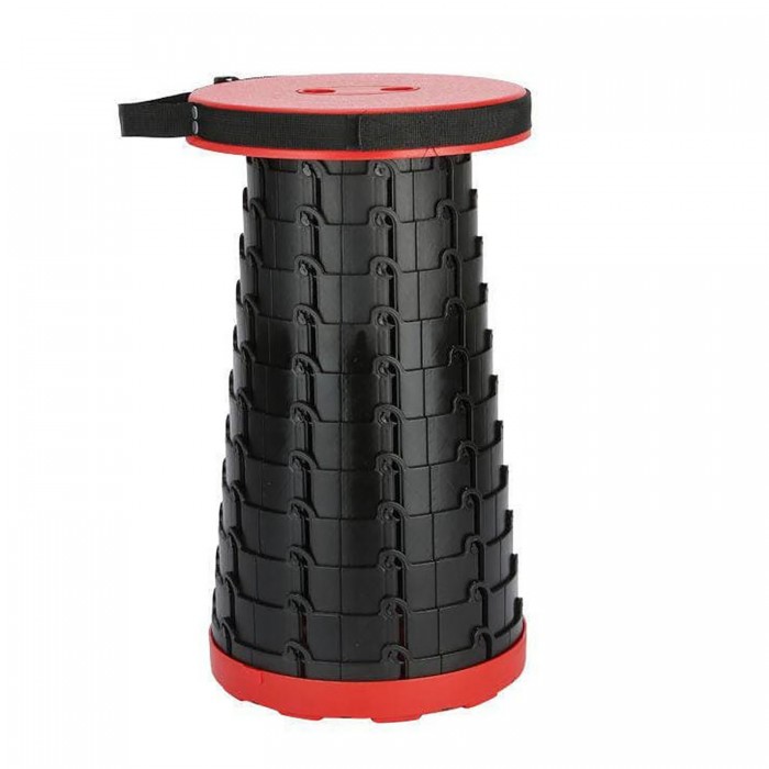 Складаний стільчик, чорний з червоним Babyhood BH-515R