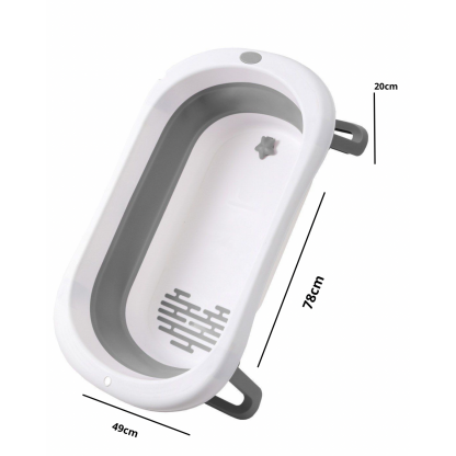 Ванночка складана Комфорт синя Babyhood ВН-326BB