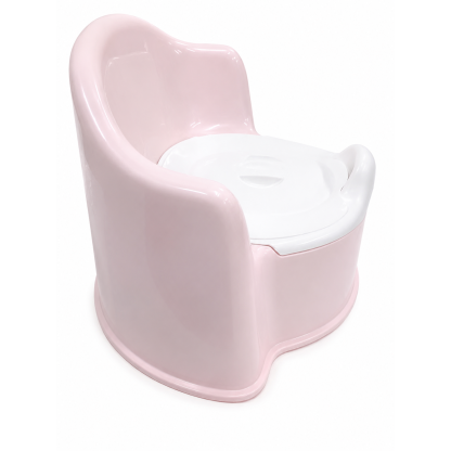 Горщик дитячий LoveStep Potty з кришкою, рожевий