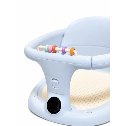 Дитяче крісло для купання з термометром, блакитне, Babyhood (BH-222B)