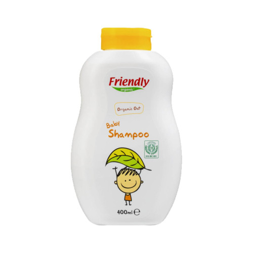 Детский шампунь для купания Friendly Organic с экстрактом овса, 400 мл