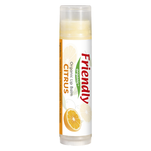 Бальзам для губ органический Friendly Organic, цитрус