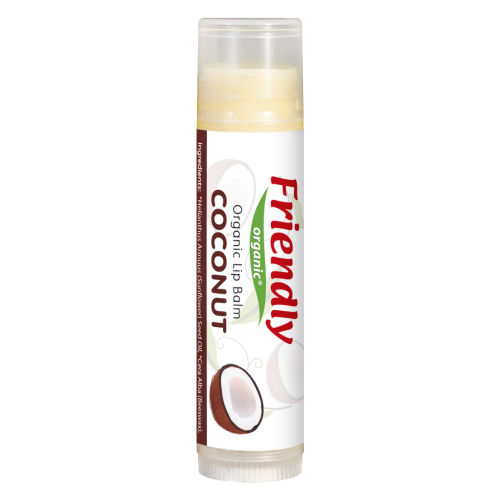 Бальзам для губ органический Friendly Organic, кокос