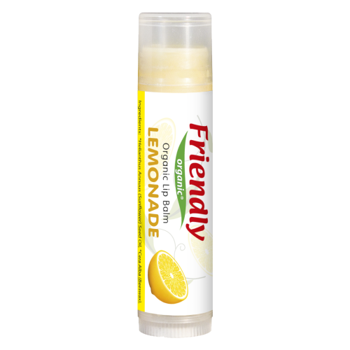 Бальзам для губ органический Friendly Organic, лимонад