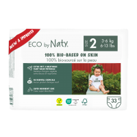 Органічні дитячі підгузки Eco by Naty, розмір 2 (3-6 кг) 33 шт.