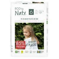 Органические детские подгузники Eco by Naty, размер 6 (16+) 17 шт.