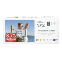 Органические детские подгузники Eco by Naty, размер 3 EU (4 -9 кг) 50 шт.