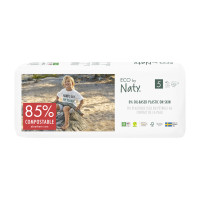 Органические детские подгузники Eco by Naty, размер 5 (11-26 кг) 40 шт.