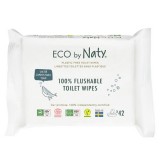 Органічні вологі серветки Eco by Naty змиваючі, 42 шт. Органічні вологі серветки Eco by Naty змиваючі, 42 шт.