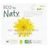 Органічні гігієнічні прокладки без крилець Eco by Naty (3 каплі) 15 шт. Органічні гігієнічні прокладки без крилець Eco by Naty (3 каплі) 15 шт.