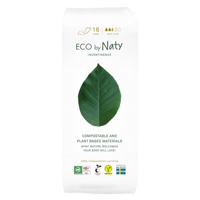 Одноразові урологічні жіночі прокладки  Eco by Naty, 16шт.