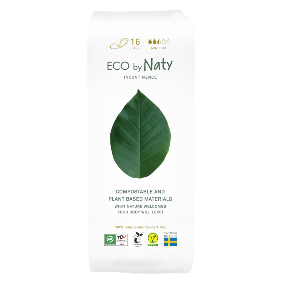 Одноразові урологічні жіночі прокладки  Eco by Naty, 16шт.