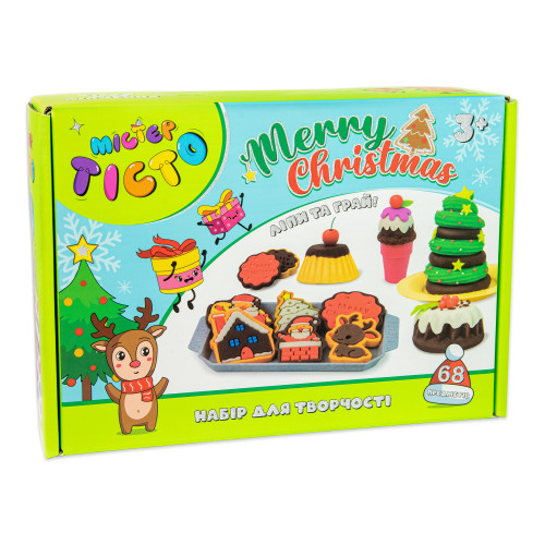 Набір для творчості Містер тісто Merry Christmas Strateg укр. (41022)