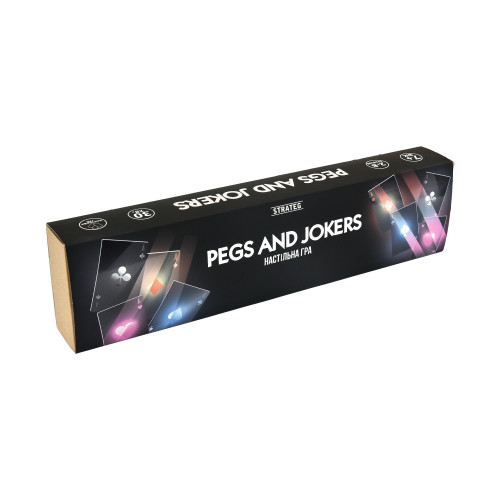 Настольная игра Pegs and Jokers Strateg укр. (30348)