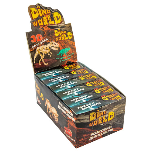 Набір для креативної творчості Strateg Dino World Розкопки динозаврів українською(30561)