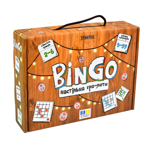 Настільна гра Strateg Лото BinGo укр. (30757)