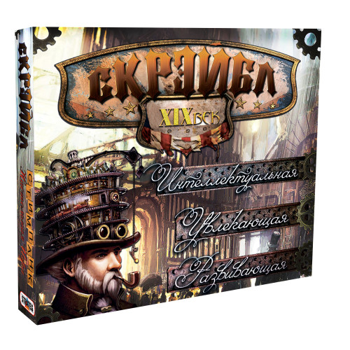 Настольная игра Strateg Скрейбл игра в слова рус. (635)