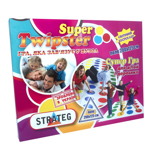 Развлекательная игра Твистер Strateg Super Twipster укр. (11386)