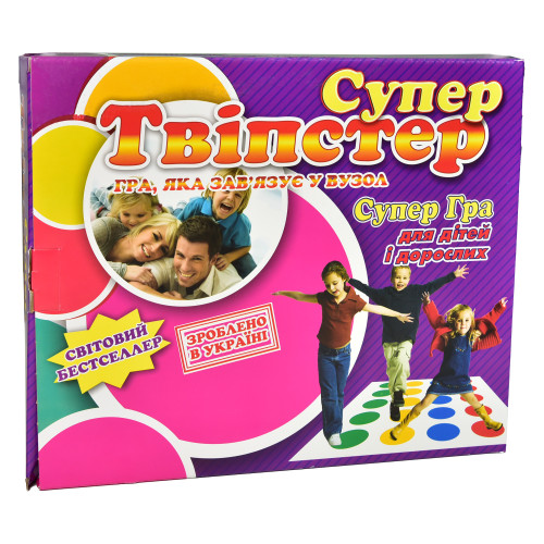 Развлекательная игра Твистер Strateg Супер Твипстер укр. (379)