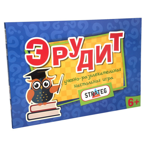 Настольная игра Strateg Эрудит рус. (30450)