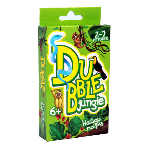 Настольная игра Strateg Dubble jungle рус. 30345