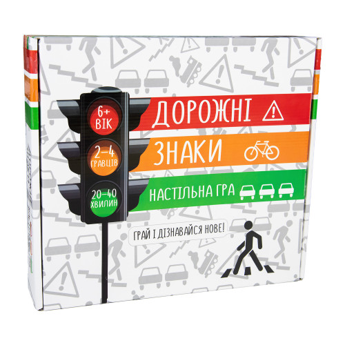 Настольная игра Strateg Дорожные знаки укр. 30245