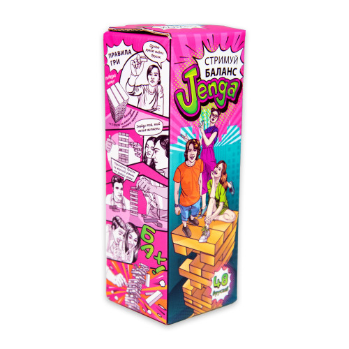 Настольная игра Strateg Jenga Удерживай баланс 48 брусков (30722)