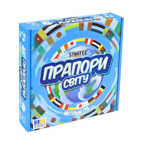 Настольная игра Флаги мира Strateg укр. (30445)