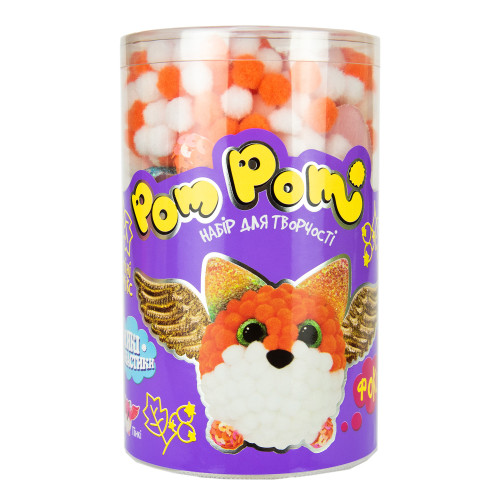 Набор для творчества Strateg Pom pom Фокси рус. (32017)