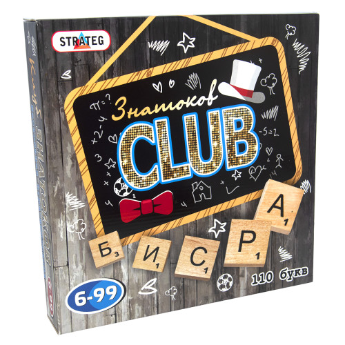 Настільна гра Strateg Знавці CLUB у слова рос. (703)