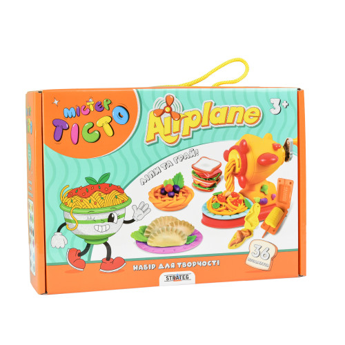 Набор для творчества Мистер тесто Airplane Strateg укр. (41019)