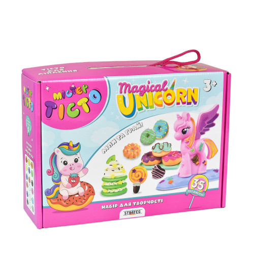 Набор для творчества Мистер тесто Magical Unicorn Strateg укр. (41021)