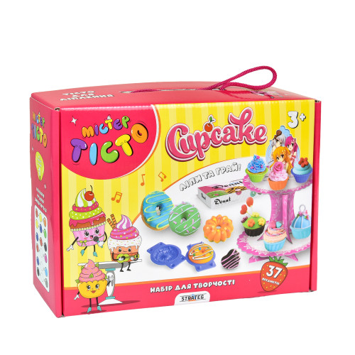 Набор для творчества Мистер тесто Cupcake Strateg укр. (41016)