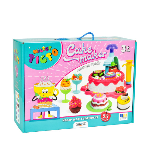 Набор для творчества Мистер тесто Cake Maker Strateg укр. (41031)