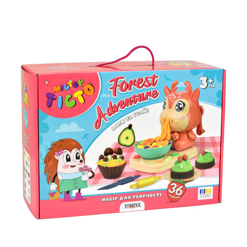 Набор для творчества Мистер тесто Forest adventure Strateg укр. (41034)