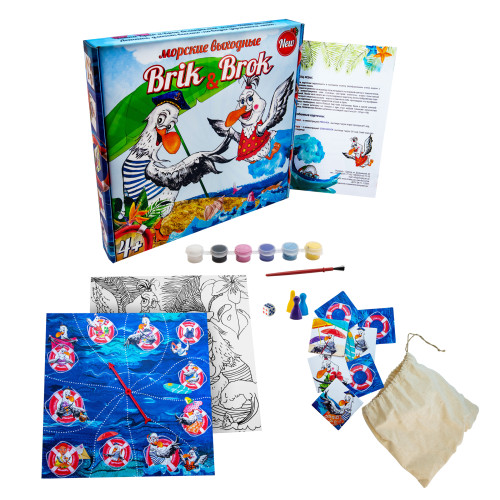 Настольная игра Strateg Морские выходные Brik and Brok рус. (30202)