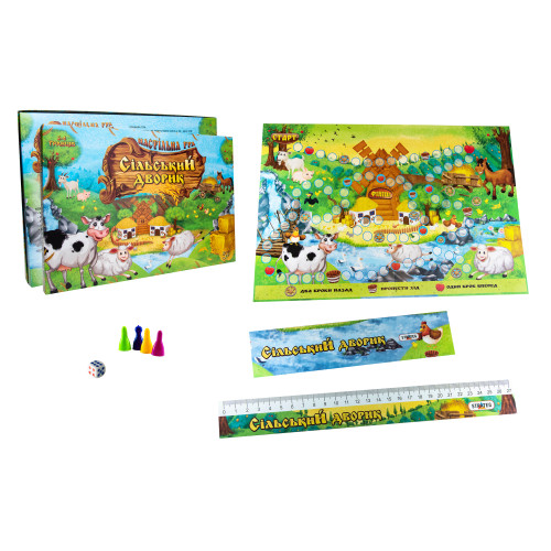 Настольная игра Strateg Деревенский дворик укр. (30503)