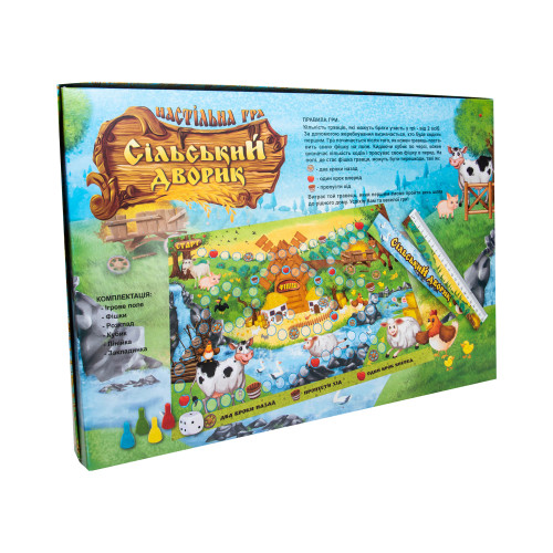 Настольная игра Strateg Деревенский дворик укр. (30503)