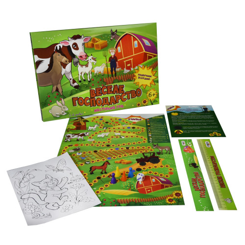 Настольная игра Strateg Веселое хозяйство укр. (30456)